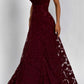 Bella maxi dress – cherry lacquer