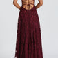 Bella maxi dress – cherry lacquer