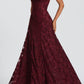 Bella maxi dress – cherry lacquer