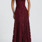 Bella maxi dress – cherry lacquer