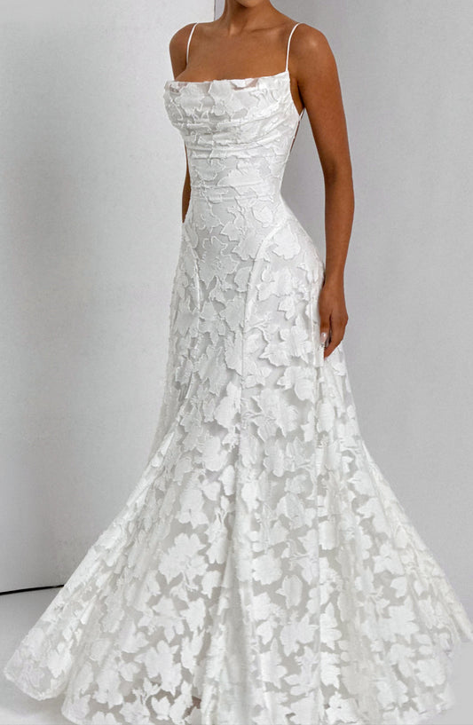 Ariana Maxikleid – Elfenbein