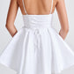 Paola Mini Dress - Ivory