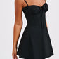 Elvera Minikleid – Schwarz
