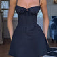 Elvera Minikleid – Schwarz