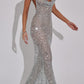 Elettra Maxi Dress – Silver 