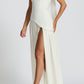 Roseta Maxikleid – Elfenbein