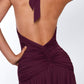 Concetta Maxikleid - Kirschlack
