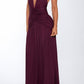 Concetta Maxikleid - Kirschlack