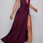 Fiorella maxi dress – cherry lacquer
