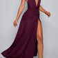 Concetta Maxikleid - Kirschlack
