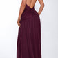 Concetta Maxikleid - Kirschlack