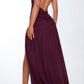 Concetta Maxikleid - Kirschlack