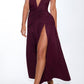 Concetta Maxikleid - Kirschlack
