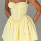 Pazienza mini dress – lemon yellow