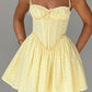 Pazienza mini dress – lemon yellow