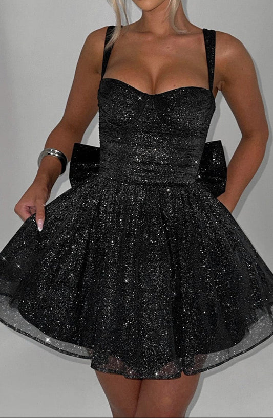 Giuliana Minikleid - Black Glitter