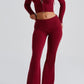 Siena knitted trousers - red 