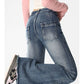 Y2K Schmetterling Bestickte High Waist Flare Jeans