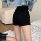 JY Black Vintage High Rise Denim Shorts / Black Vintage High Rise Denim Shorts