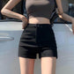 JY Black Vintage High Rise Denim Shorts / Black Vintage High Rise Denim Shorts