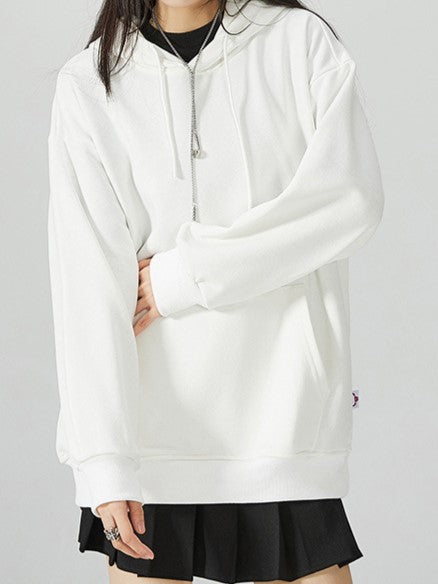 Basic plain oversize hoodie hoodie unisex