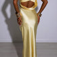Idalia Maxikleid Zitronengelb