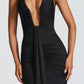 Luciana Maxikleid – Schwarz