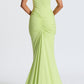 Edda Maxi Kleid - limette
