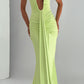 Edda Maxi Kleid - limette