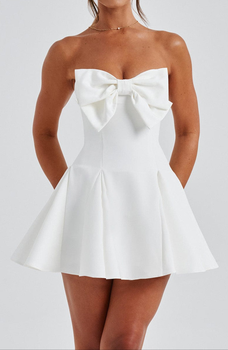 Maria Camila Playsuit - Ivory