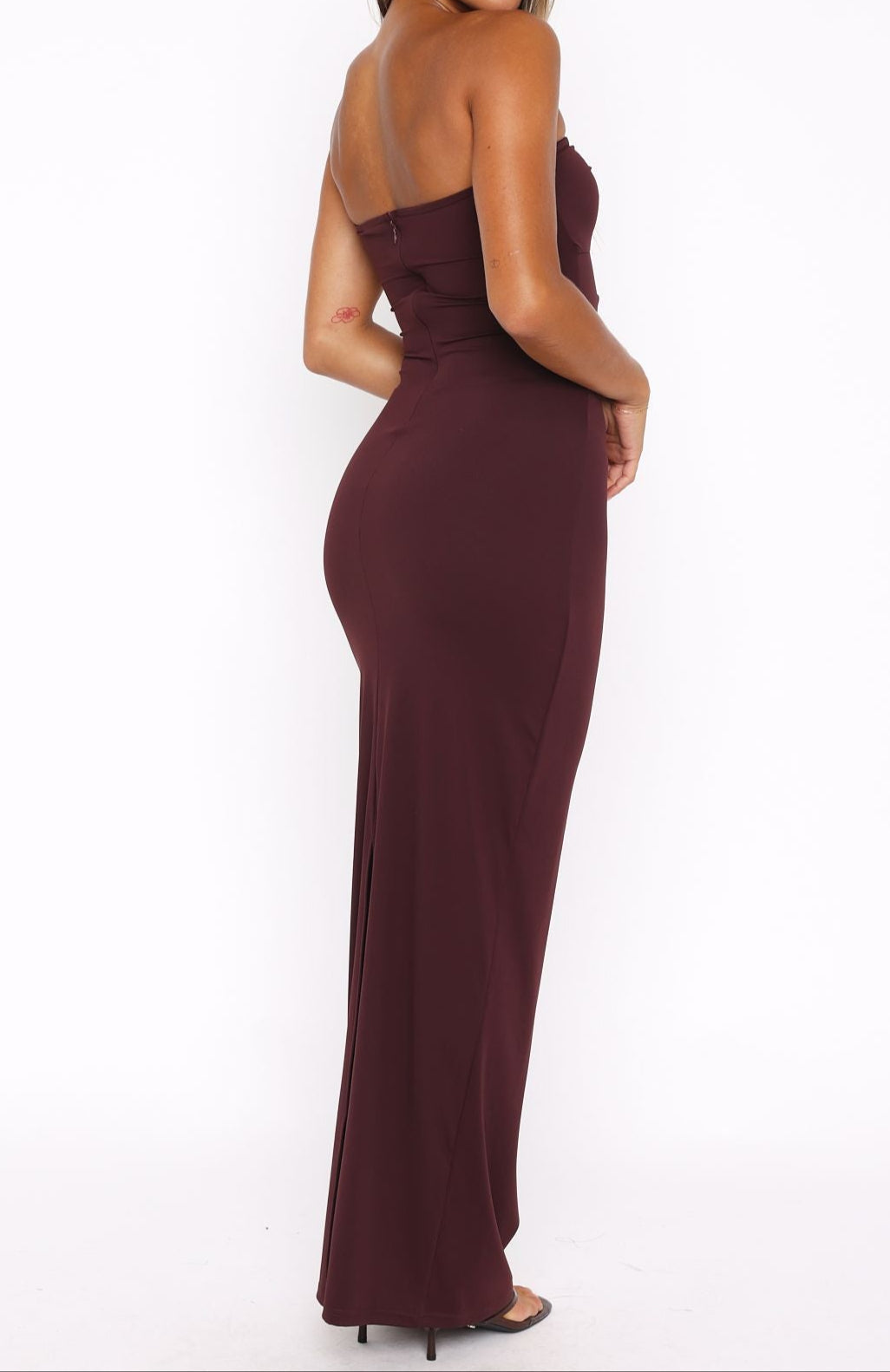Ona Maxikleid Schokobraun