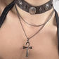 Punk Gothic Kreuz Choker Halskette