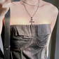 Punk Gothic Kreuz Choker Halskette