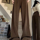 Pantaloni da ragazzo larghi vintage semplici realizzati in velluto a coste