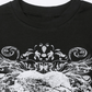 Y2k Heart Print Slim Fit Short Sleeve Crop Top