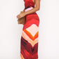 Marta Maxikleid Sunset Petal