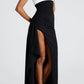 Martina Maxikleid – Schwarz/Weiß