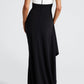 Martina Maxikleid – Schwarz/Weiß