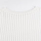 Long sleeve crochet top with lace pattern