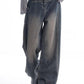 2000er Y2K Vintage Baggy Boyfriend Jeans mit Wasch Effekt
