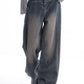 Jeans Boyfriend larghi vintage anni 2000 Y2K con effetto lavato