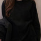 T-shirt basic a maniche lunghe in tinta unita 